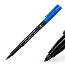 PLUMON DE TINTA INDELEBLE PUNTA FINA COLOR AZUL STANFORD