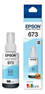 TINTA EPSON 673 CIAN CLARO