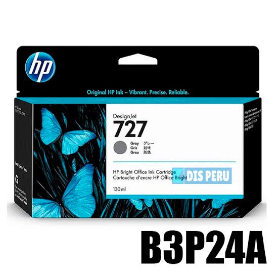TINTA DE IMPRESIÓN B3P24A 727 GRIS - HP