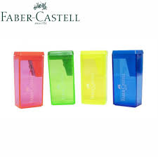 TAJADOR DE PLASTICO CON DEPOSITO - FABER CASTELL