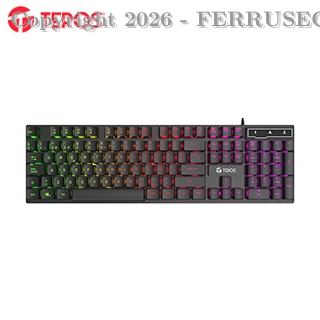 TECLADO GAMER USB TE4068 BK - TEROS 