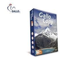 PAPEL BOND DE 75 GR TAMAÑO A4 EMP X 500 HJ GALLO