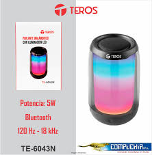  PARLANTE INALAMBRICO CON LED TE-6043N TEROS