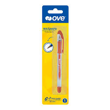  BOLIGRAFO TINTA LIQUIDA GO1 ROJO OVE
