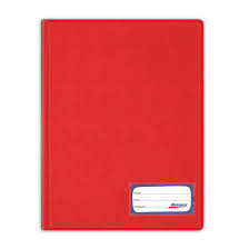  FOLDER A4 TAPA DURA COLOR ROJO ARTESCO