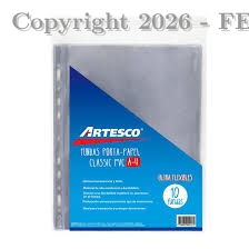 MICA PORTA DOCUMENTO TRANSPARENTE TAMAÑO A4 - ARTESCO