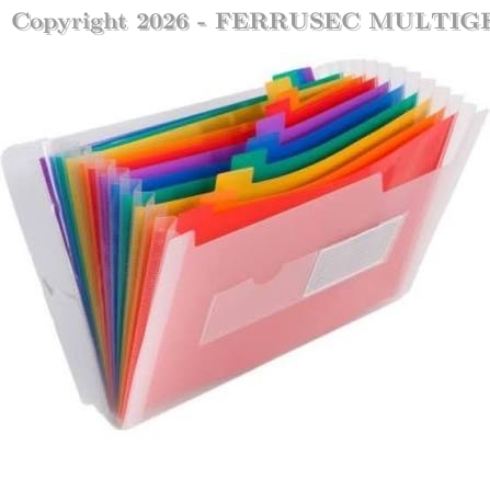 ARCHIVADOR ACORDEON TAMAÑO A4 PP 13 BOLSILLOS COLORLINE - ARTESCO