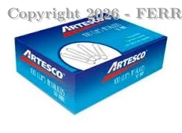 CLIP DE 50 MM X 100 UND - ARTESCO 