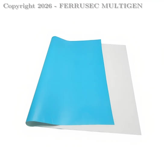 PAPEL LUSTRE DE 50 X 65 CM APROX. COLOR CELESTE - PILLKO