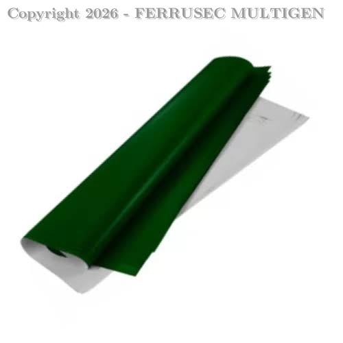 PAPEL LUSTRE DE 48 X 64 CM APROX. COLOR VERDE OSCURO - PILLKO