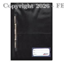 FOLDER TAPA TRASPARENTE TAMAÑO OFICIO COLOR NEGRO - ARTESCO