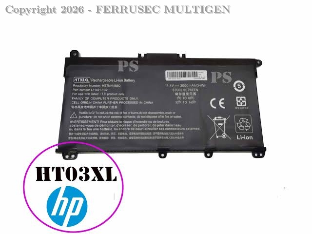 BATERIA HT03XL 41.9WH 11.55V 3 CELDAS 14-CE 15-CS - HP