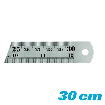 REGLA DE METAL 30 CM 