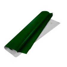 PAPEL LUSTRE DE 50 X 65CM APROX. COLOR VERDE OSCURO FERNELLY