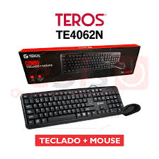  TECLADO Y MOUSE COMBO CABLE TE-4062N TEROS