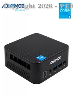 Mini PC Advance NUC Core i5-12450H hasta 4.4GHz