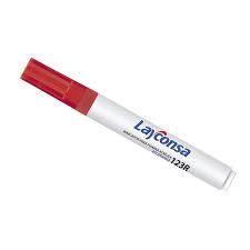 PLUMON PARA PIZARRA L-123 ROJO LAYCONSA