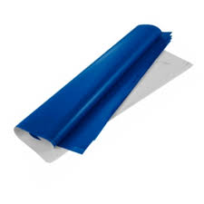 PAPEL LUSTRE DE 50 X 65CM APROX. COLOR AZUL FERNELLY