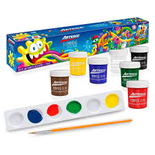  TEMPERA DE 7 COLORES ARTESCO