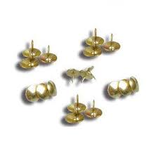 CHINCHE METALICO DORADO X 100 UND  OFFI STANDFORD