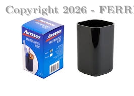 PORTA LAPICEROS VASO DELUXE NEGRO - ARTESCO