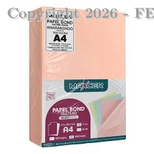 PAPEL BOND 75G TAMAÑO A4 EMP X 500 COLOR AVORIO MAXTIC