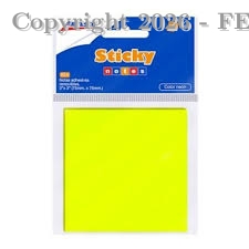NOTA AUTOADHESIVA 3 X 3 X 100 HJ AMARILLO - ARTESCO