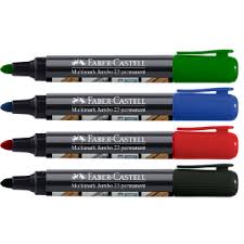 PLUMON DE TINTA INDELEBLE PUNTA GRUESA JUEGO X 4 COLORES STANFORD