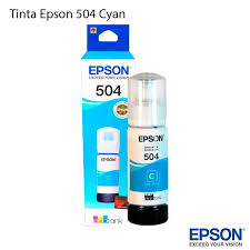 TINTA EPSON 504 CIAN