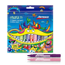 PLUMON X 12 COLORES AQUAMAX X 47 JUMBO ARTESCO
