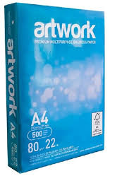 PAPEL BOND DE 80 GR TAMAÑO A4 EMP X 500 ARTWORK