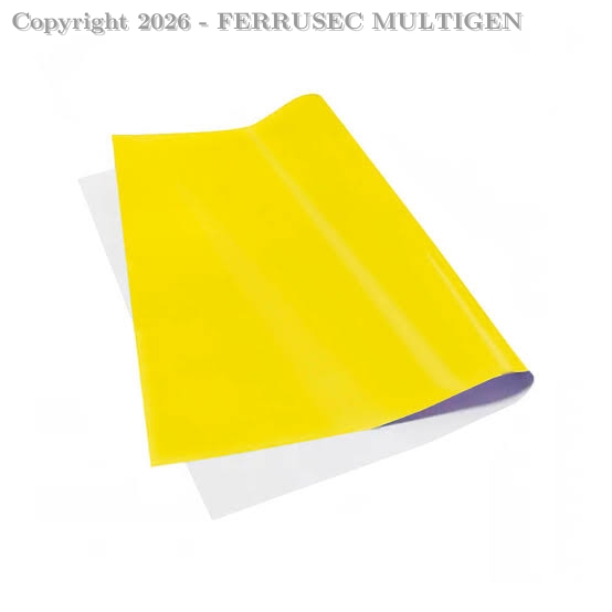PAPEL LUSTRE DE 50 X 65CM APROX. COLOR AMARILLO - PILLKO