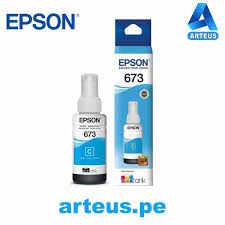TINTA EPSON 673 CIAN